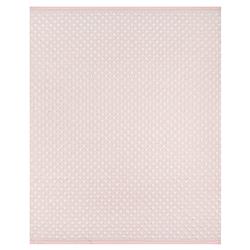 Willow Modern Pink Wool Diamond Dot Patterned Rug - 2&#39;x3&#39;