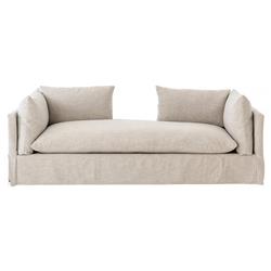 Alexa Modern Classic Beige Performance Slipcovered Daybed