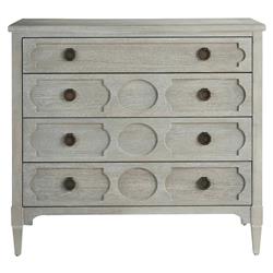 Smith French Country Light Brown Wood 4 Drawer Bachelor Chest