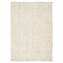 Naturals Tobago Coastal Beach Ivory Blue Jute Solid Rug - 5&#39;x8&#39;