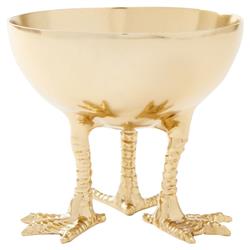 Daphne Hollywood Carved Brass Decorative Bowl