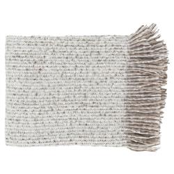 Joy French Country Rectangular Ivory Throw Blanket