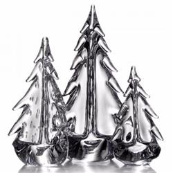 Simon Pearce Modern Classic Glass Vermont Evergreen Trio