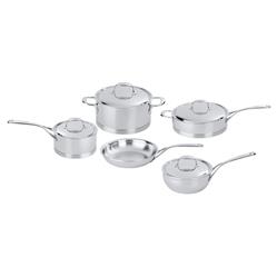 Demeyere Atlantis 9 Piece Stainless Steel Pots and Pans Set