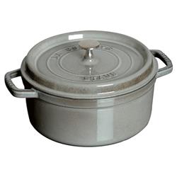 Staub Graphite Grey 2.75 Quart Cast Iron Round Cocotte Pot