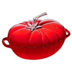 Staub Cherry Red 3 Quart Cast Iron Tomato Cocotte Pot