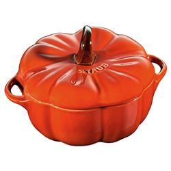Staub Orange Ceramic Cocotte Pot - 0.5 Quart