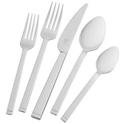 Zwilling Squared 45 Piece Stainless Steel Flatware Set
