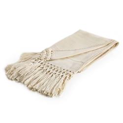 Nylah Modern Woven Baby Alpaca Throw Blanket - Ivory