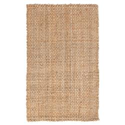 Jamie Coastal Beach Natural Brown Jute Rug - 2&#39;6&quot;x4&#39;