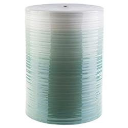 Martin Modern Classic Turquoise Ombre Outdoor Garden Stool