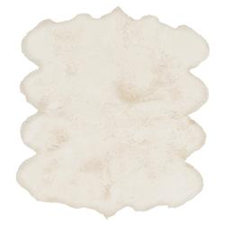 Nylah Modern Classic Ivory Sheepskin Rug - 6'x8'