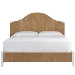 Rory Coastal Beach Brown Woven Abaca Bed - Queen