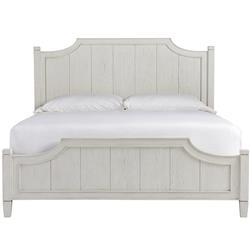 Pablo Coastal Beach White Wood Bed - Queen