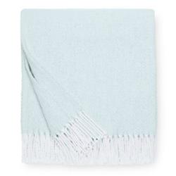 Sferra Modern Terzo Poolside Blue Throw Blanket