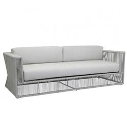 Mateo Coastal Grey Cushion Rope Outdoor Sofa