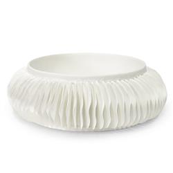 Palecek Antilles Coastal Beach White Round Porcelain Bowl