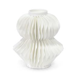 Palecek Antilles Coastal Beach White Porcelain Decorative Vase