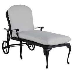 Provance Ancient Earth White Cushion Outdoor Chaise Lounge