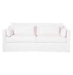 Cisco Home Rebecca Coastal Denim White Slipcovered Sofa - 84&quot;W