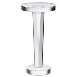 Liora Modern Classic Acrylic Round Drink Table