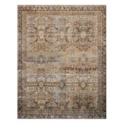 Layla Global Bazaar Olive Brown Patterned Rug - 3'6"x5'6"