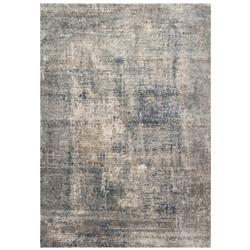 Teagan Modern Classic Grey Blue Abstract Patterned Rug - 3'4"x5'7"