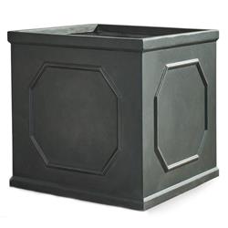 Laura French Country Dark Grey Box Pot - Small