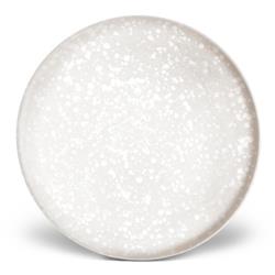 L&#39;Objet Alchimie Modern Classic Reactive White Earthenware Dessert Plate