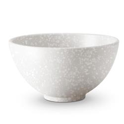 L'Objet Alchimie Modern Classic Reactive White Earthenware Cereal Bowl