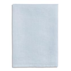 L'Objet Sateen Modern Classic Light Blue Linen Napkins - Set of 4