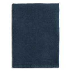 L&#39;Objet Sateen Modern Classic Blue Linen Napkins - Set of 4