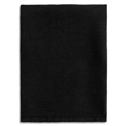 L&#39;Objet Sateen Modern Classic Black Linen Napkins - Set of 4