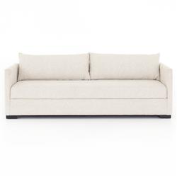 Wil Modern White Performance Upholstered Sofa Bed - Full
