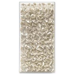 Palecek Adrift White-Ivory Animals &amp; Nature Acrylic Frame Mixed Media