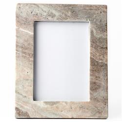 Rafiya Modern Classic Brown Marble Photo Frame - 5x7