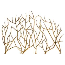 Giana Hollywood Gold Branches Fireplace Screen