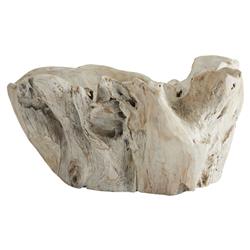 Nantucket Coastal Beach Natural Driftwood Bowl Centerpiece