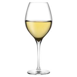 Vinifera Modern Clear Crystal Small White Wine Glass - Set of 2
