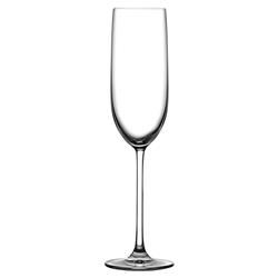 Vintage Modern Classic Clear Crystal Champagne Glass - Set of 2