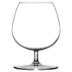 Vintage Modern Classic Clear Crystal Small Cognac Glass - Set of 2