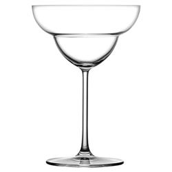 Vintage Modern Classic Clear Crystal Margarita Glass - Set of 2