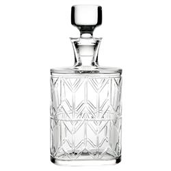 Avenue Modern Classic Clear Crystal Whiskey Decanter
