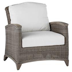 Astoria Oyster Grey N-duraG?? Wicker Outdoor Lounge Arm Chair
