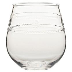 Juliska Isabella Modern Classic Clear Acrylic Stemless Wine Glass