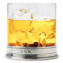 MATCH Modern Pewter Base Double Old Fashioned Glass