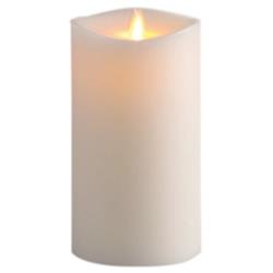 Amihan Modern Classic White Wax Pillar Candle - Small