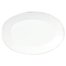 Lastra Coastal White Melamine Oval Platter