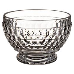 Boston Modern Classic Clear Crystal Glass Bowl - Small