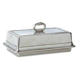 MATCH Modern Pewter Butter Dish - Small